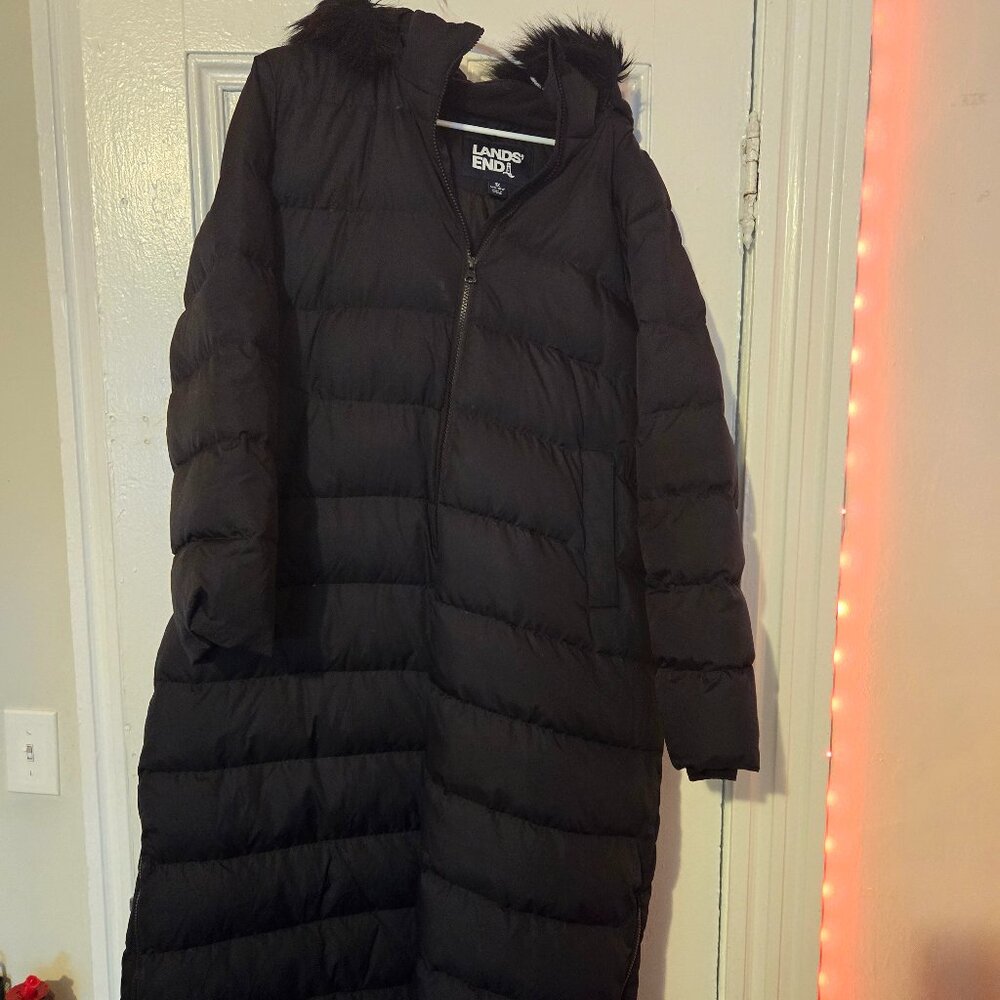Long Land's End Puffer Coat
